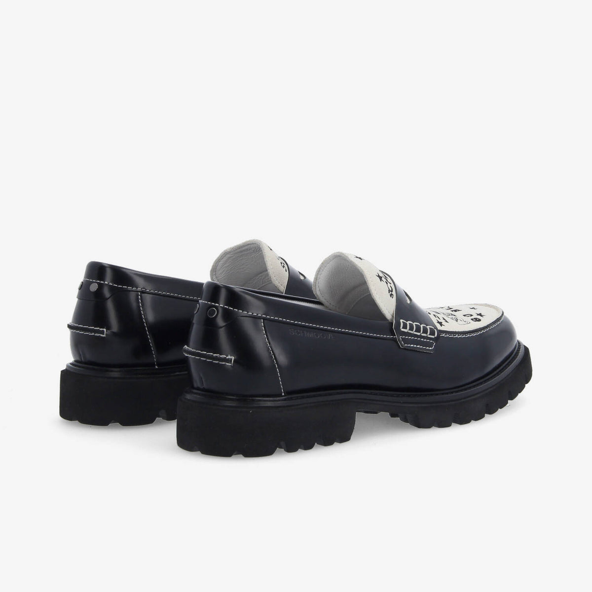 Johnny Loafer - Black/White