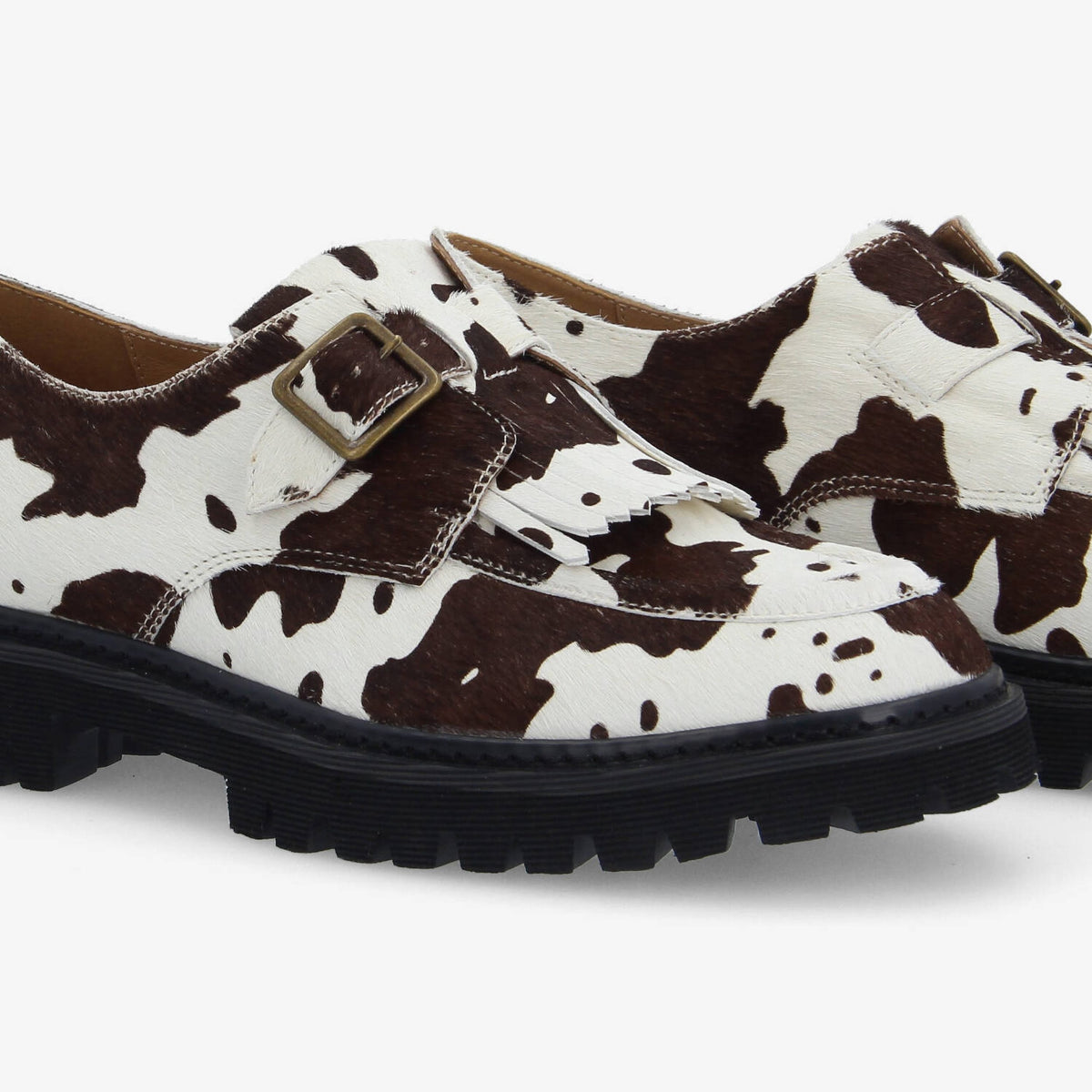 Mysen Buckle -  Blanc/Marron