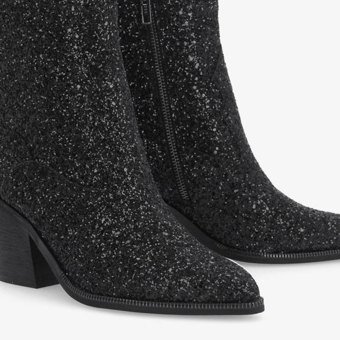 Leonie Zip Boots - Black - Image principale