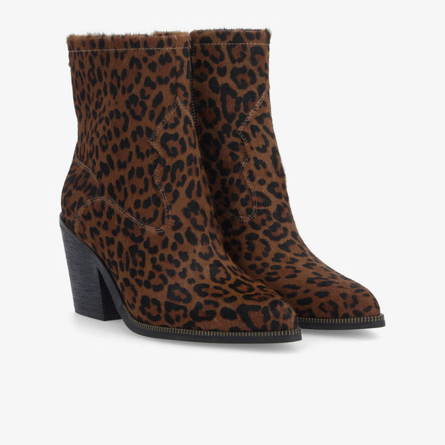 Leonie Zip Boots - Brown - Image principale