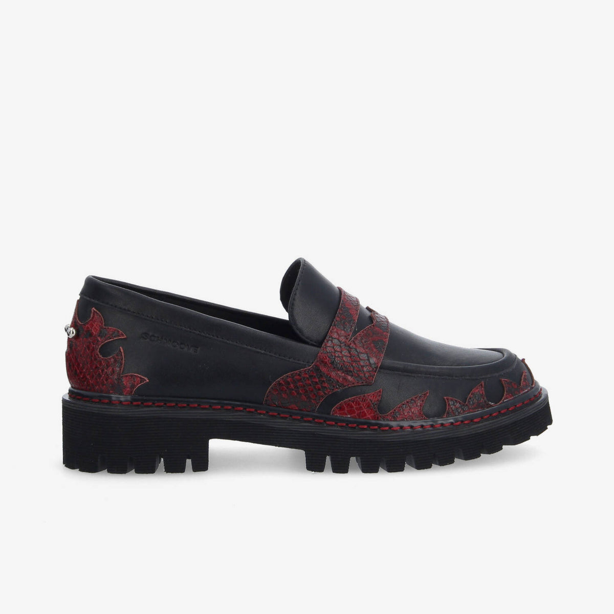 Mysen Loafer Flames - Noir