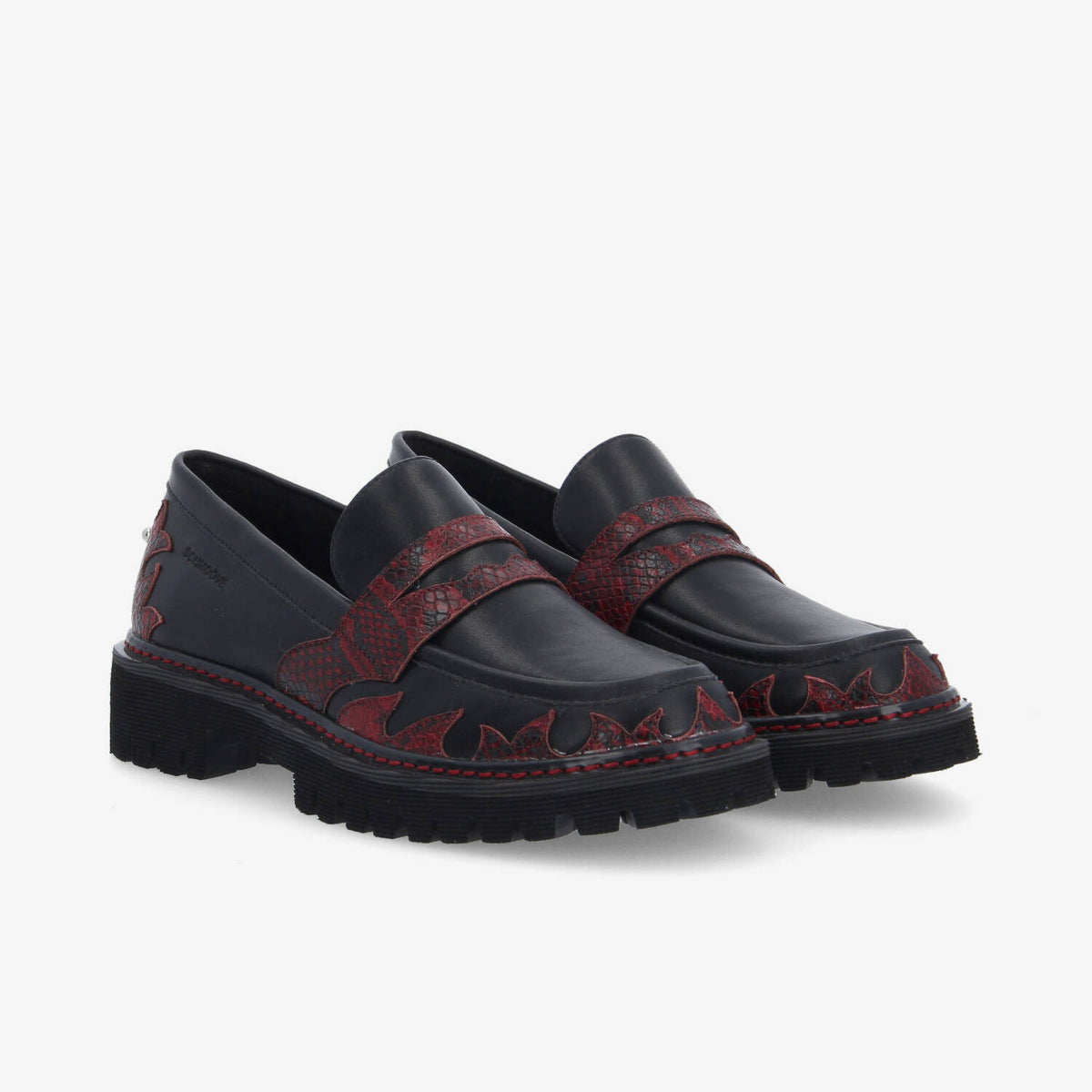 Mysen Loafer Flames - Noir