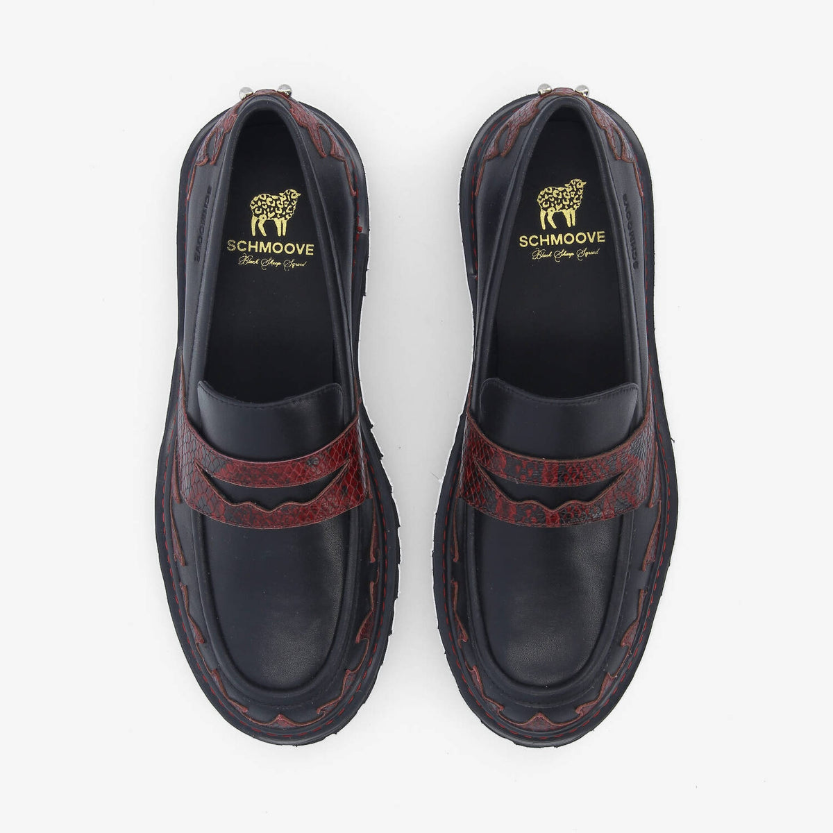 Mysen Loafer Flames - Noir