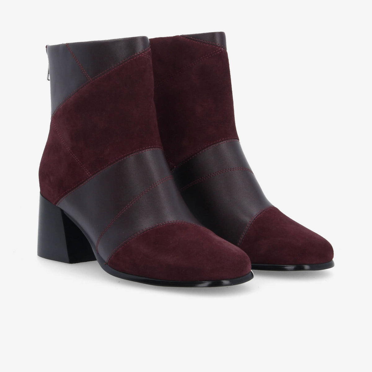 Skara Patch Boots - Rouge