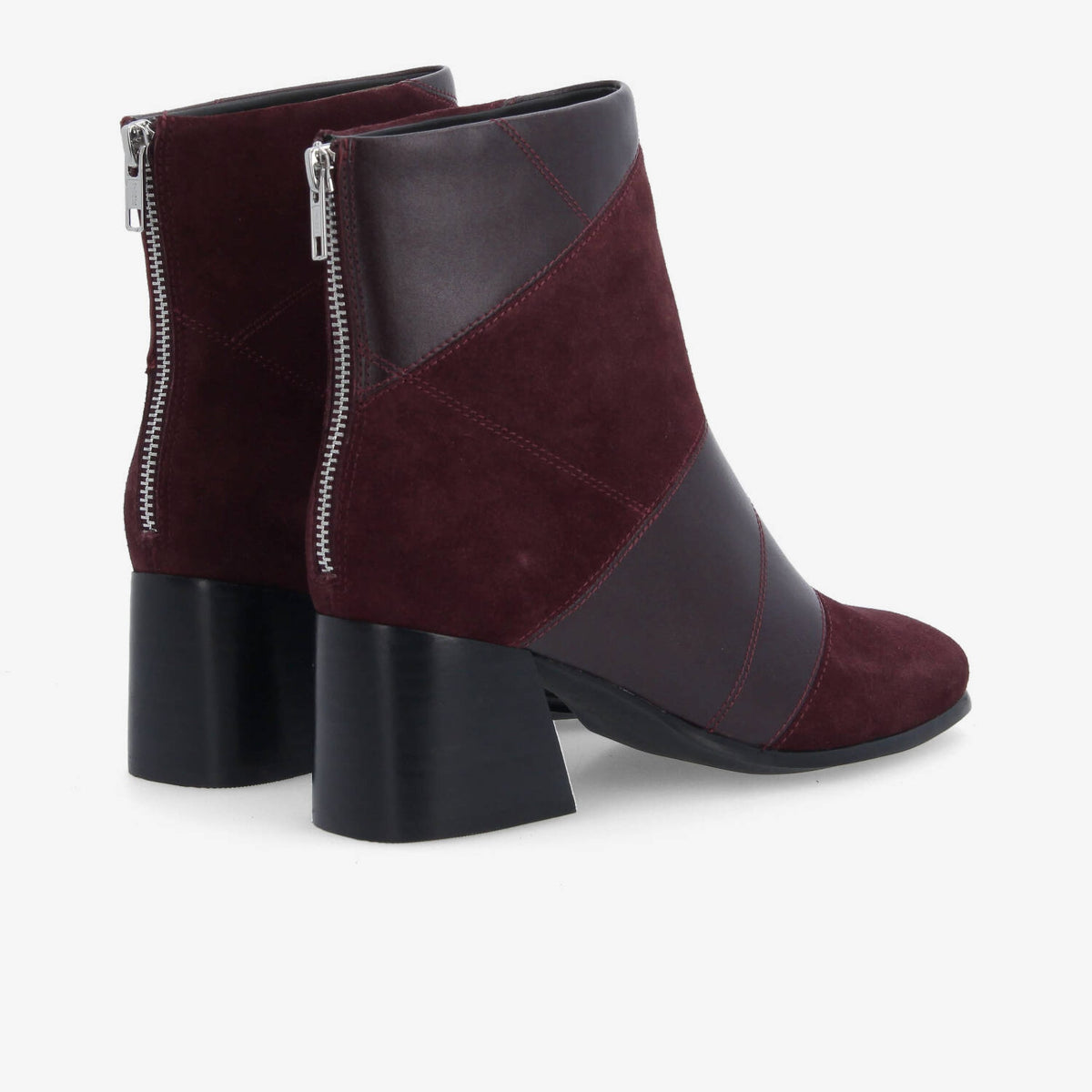 Skara Patch Boots - Rouge